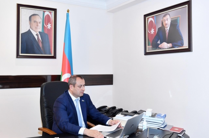 Azərbaycan və Qazaxıstan parlamentlərarası dostluq qruplarının onlayn görüşü keçirilib