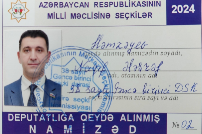 Naqif Həmzəyevin deputatlığa namizədliyi təsdiqləndi